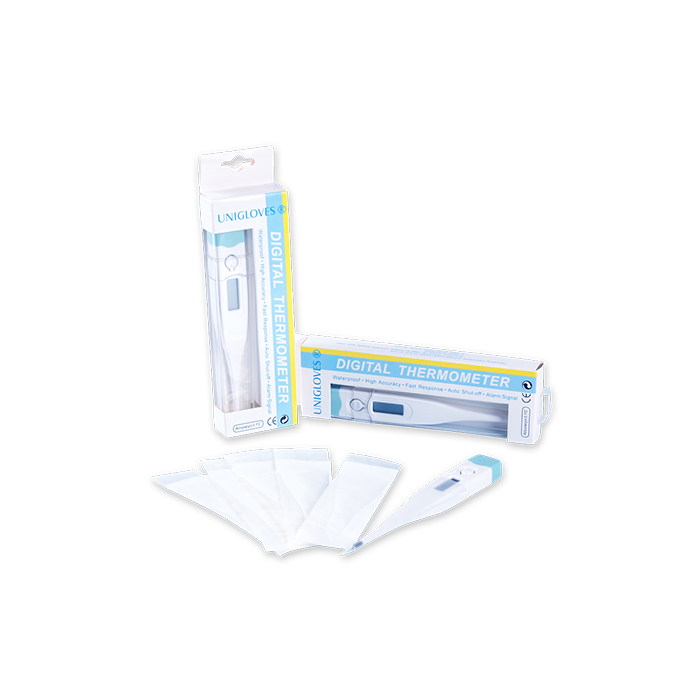 DIGITAL THERMOMETER & PROBE COVER UNIGLOVES